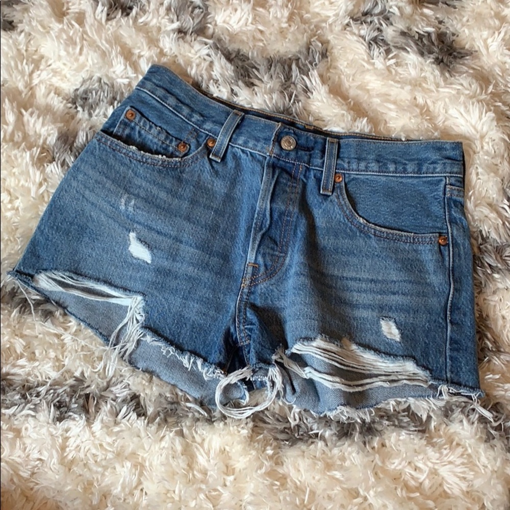 Levis 501 Denim Shorts